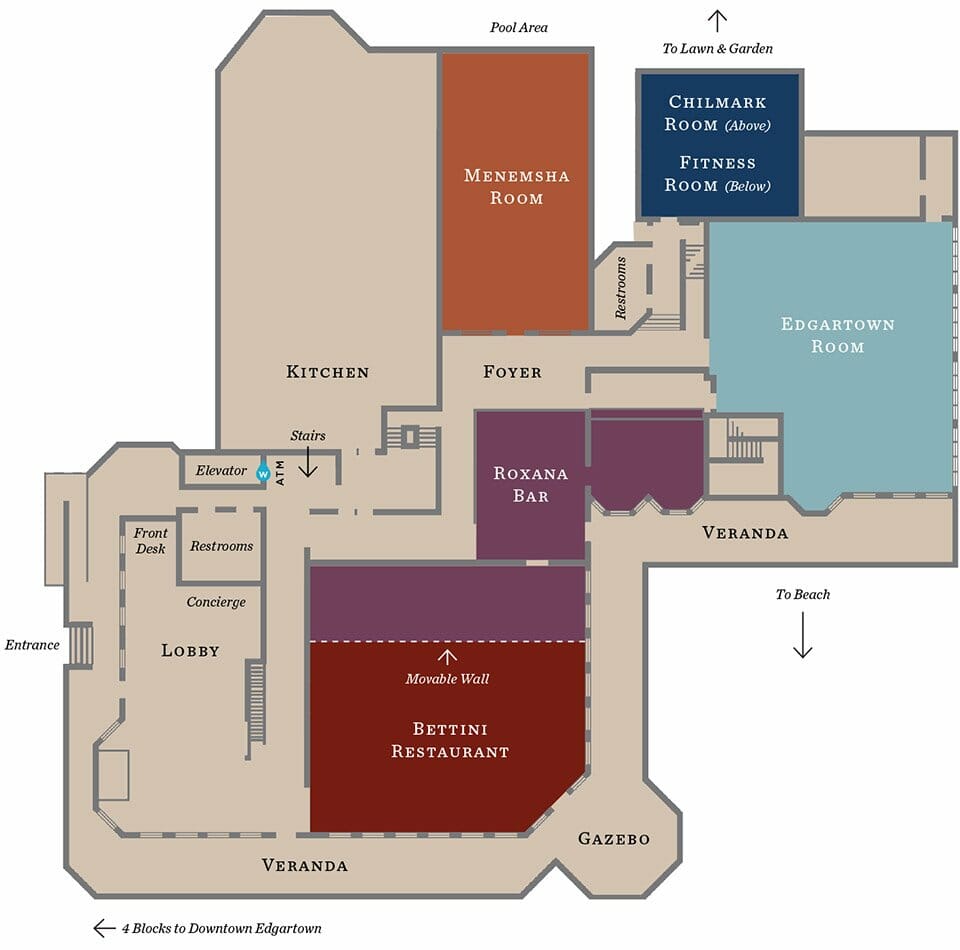 Harbor View Hotel floor plan