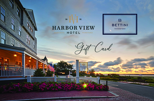 Harbor View Hotel Gift Card Design