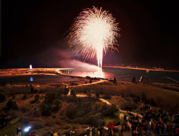 Fourth of July Fireworks at Harbor View Hotel.