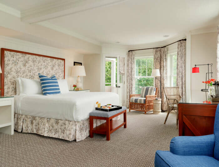 Historic Guest Room at the Harbor View Hotel on Martha's Vineyard.