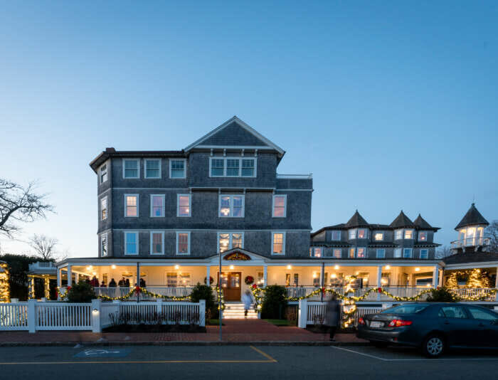 The Harbor View in the winter on Martha's Vineyard.
