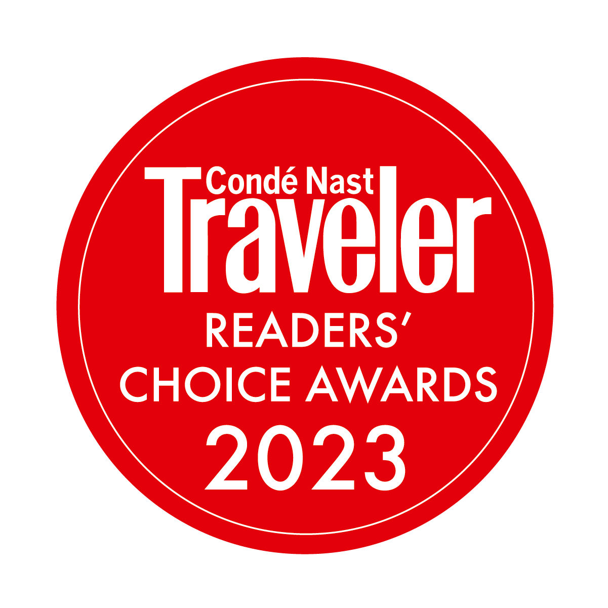 Conde Nast Traveler Readers Choice Awards 2023