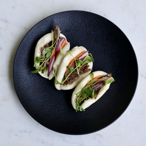 Three bao buns at Behind The View