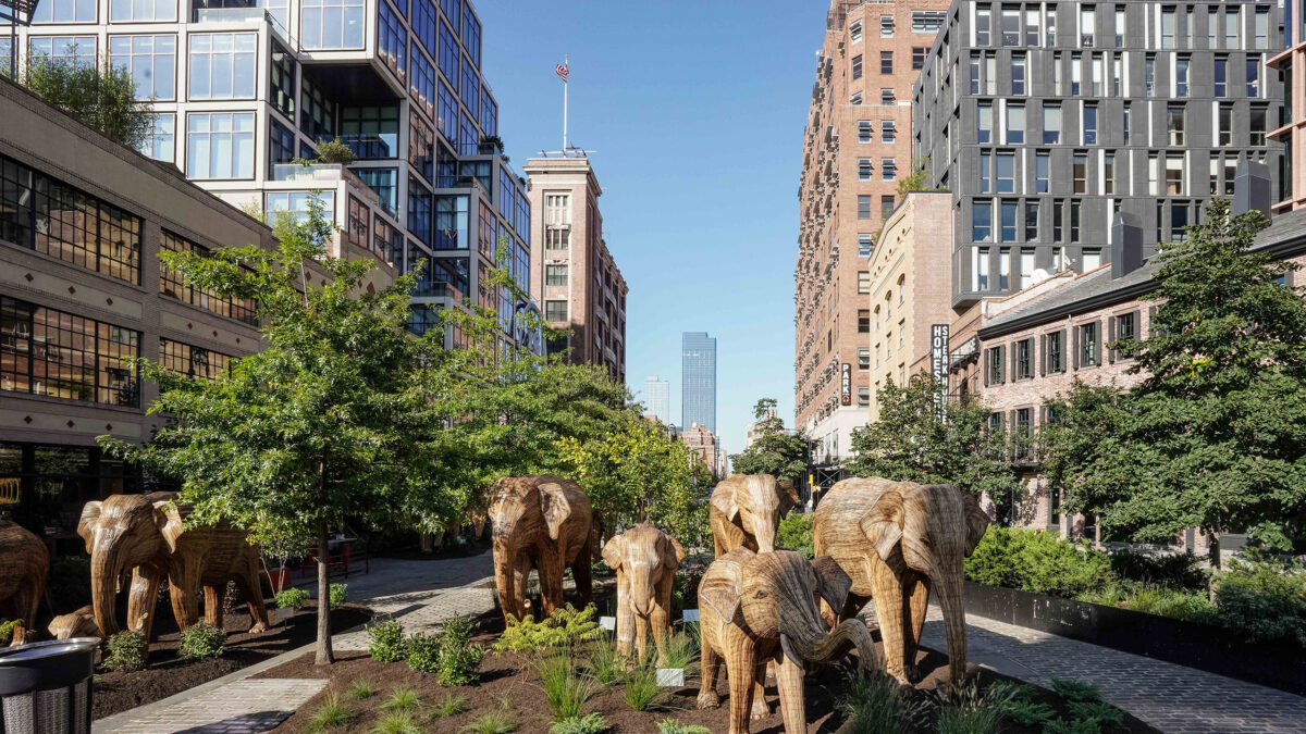 The Great Elephant Migration in New York City.