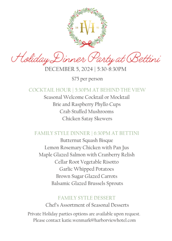 Holiday Dinner Party Menu