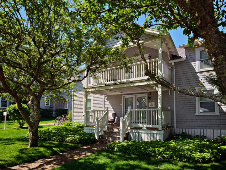 The exterior of the Morse Cottage at Harbor View Hotel.