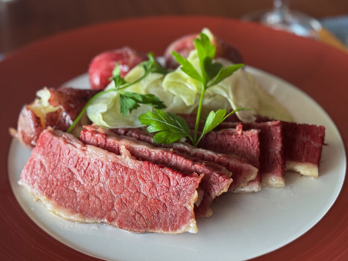 Corned Beef and Cabbage Dinner.
