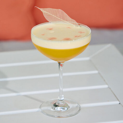 A cocktail on the veranda at Harbor View Hotel.