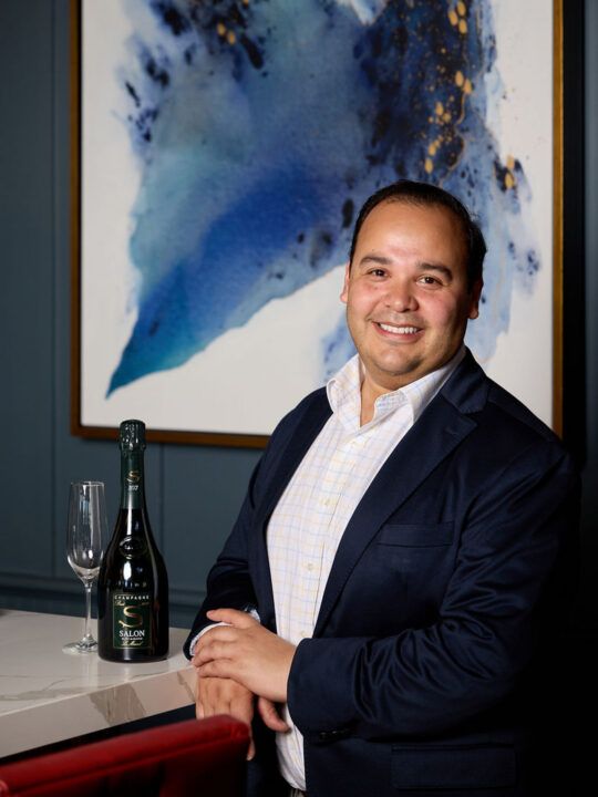 Portrait of Francisco Chagolia, Sommelier at Bettini Restaurant