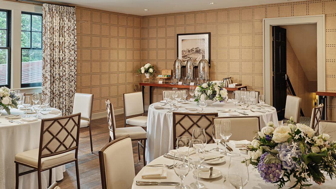 Reception in the Chilmark Room.